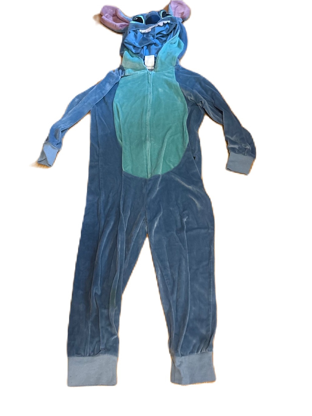Disney Stitch One Piece Jumpsuit Costume Small Blue Kids Halloween - Picture 1 of 6